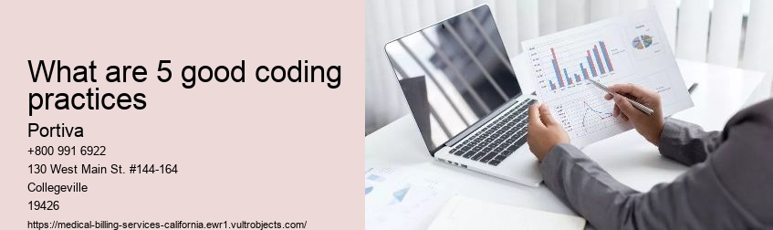 What are 5 good coding practices