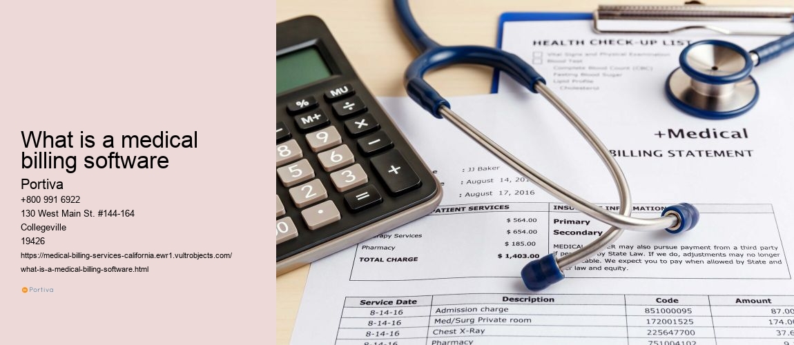 What is a medical billing software